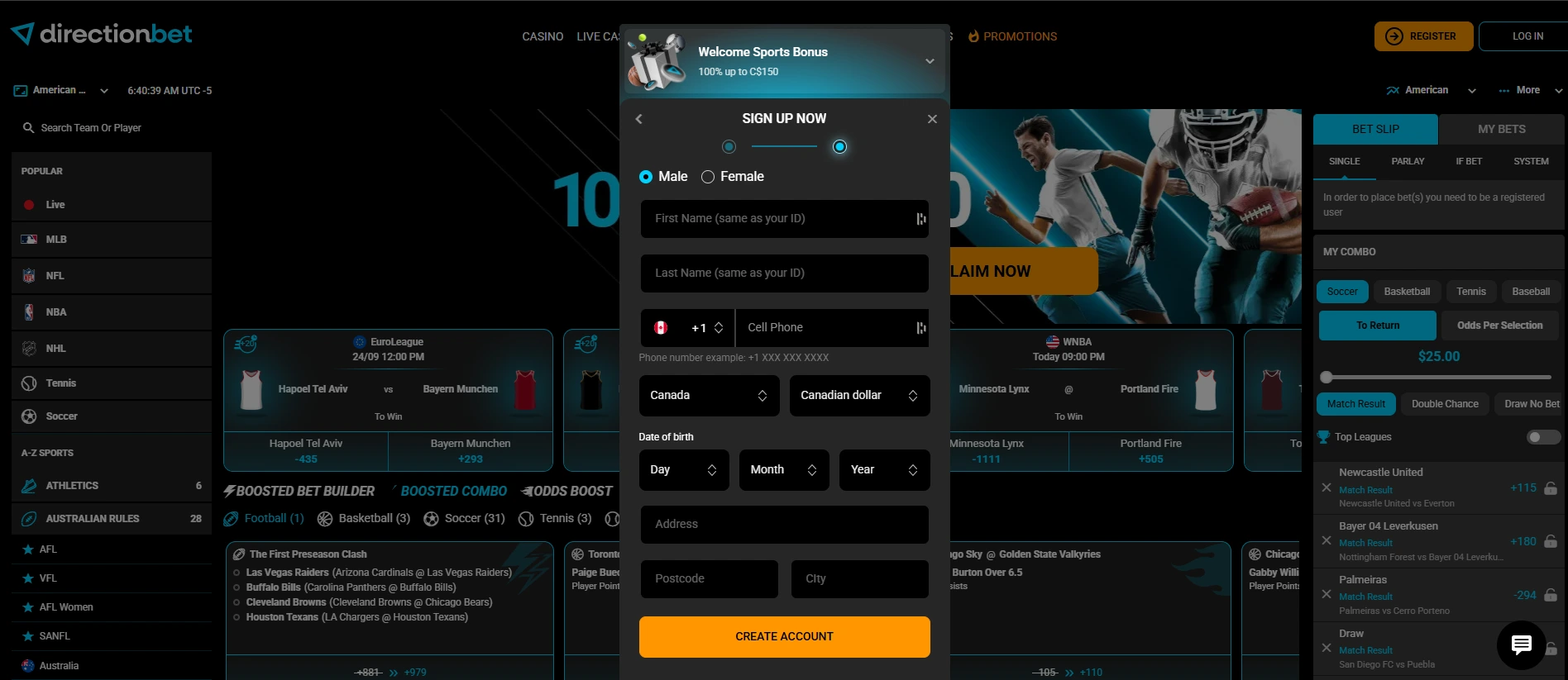 Directionbet sports betting